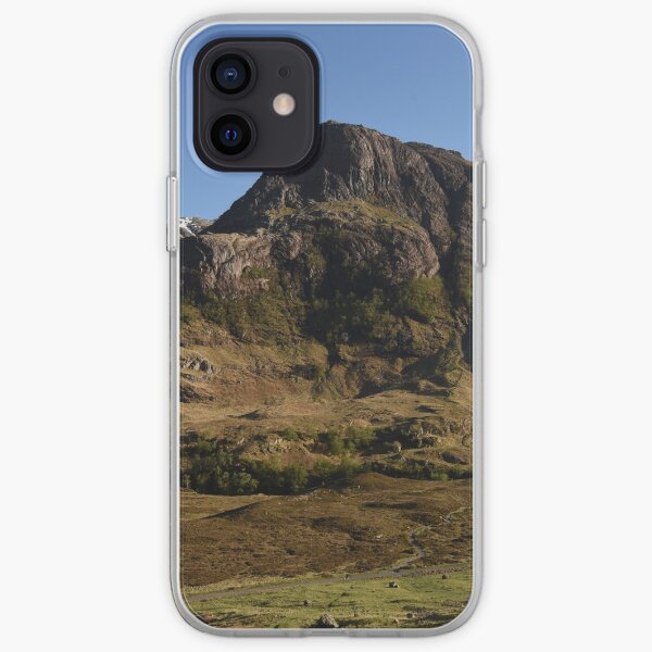 Glencoe on a summer afternoon in the Highlands of Scotland iPhone Soft Case