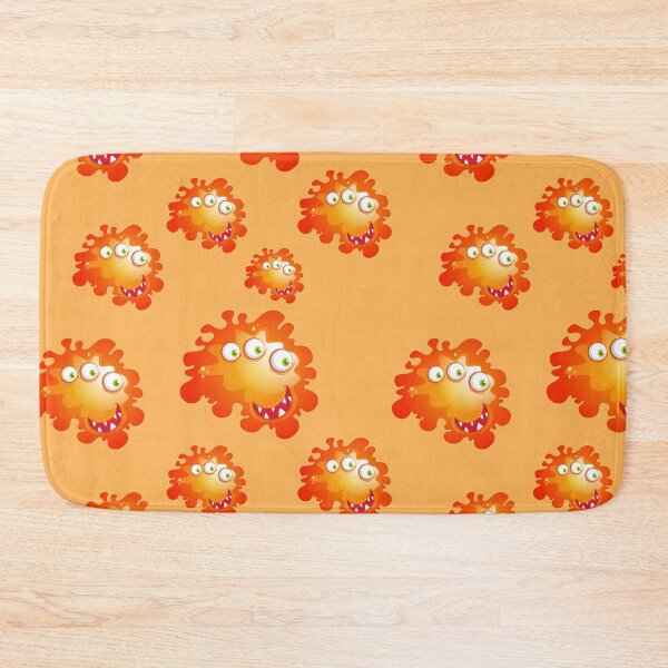 Item preview, Orange Virus Icon Design Pattern  designed and sold by quarantineshop.