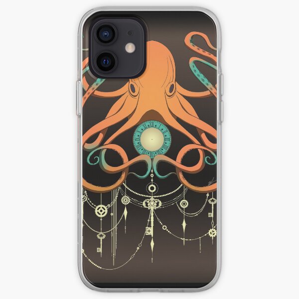 Timeless Octopus - Orange iPhone Soft Case