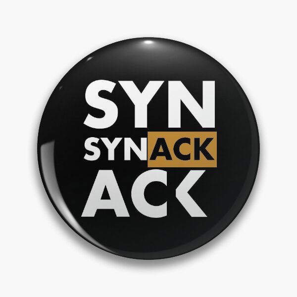 Item preview, SYN ACK Gold White TCP Connection Establishment Great Gift Idea for System Administrators designed and sold by SphereZones.
