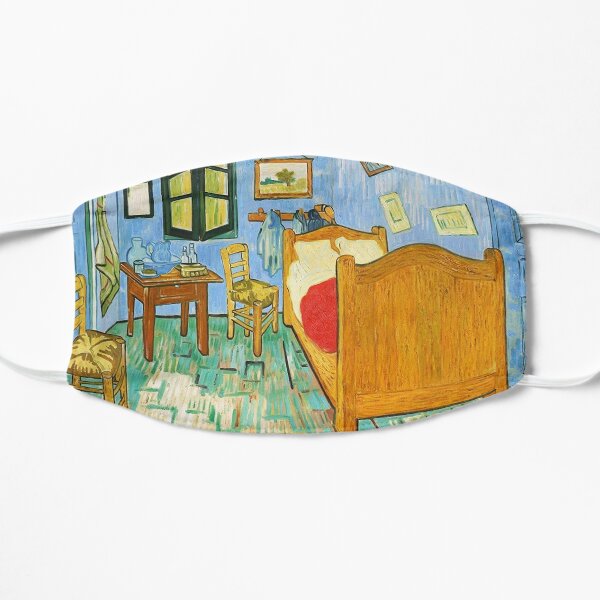 Bedroom in Arles by Vincent van Gogh Painting Flat Mask