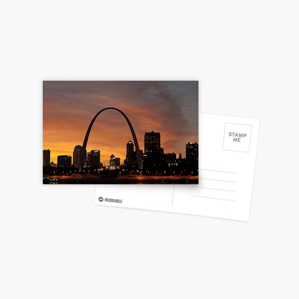 St. Louis Missouri at Sunset Postcard