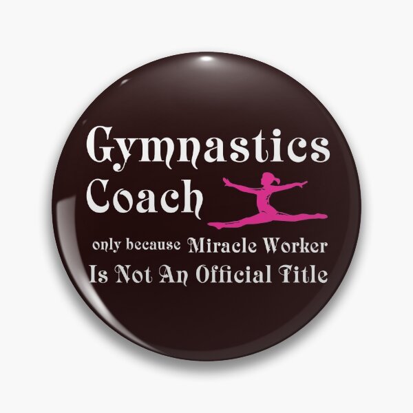 Item preview, Gymnastics Coach Gift Design Miracle Worker not an Official Title designed and sold by LGamble12345.