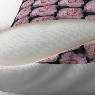 Alternate view of Pink Flower - Cracked Pink Rose Photography - Gift for Grandma Floor Pillow
