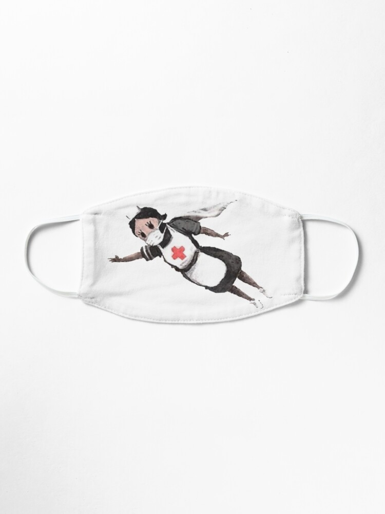 "Colored Super Nurse (Banksy - Game Changer)" Mask by ...