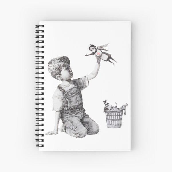 Game Changer - Banksy Spiral Notebook