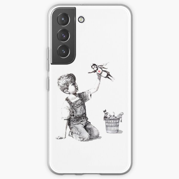 Banksy- "Game Changer", infirmière super héros Coque souple Samsung Galaxy