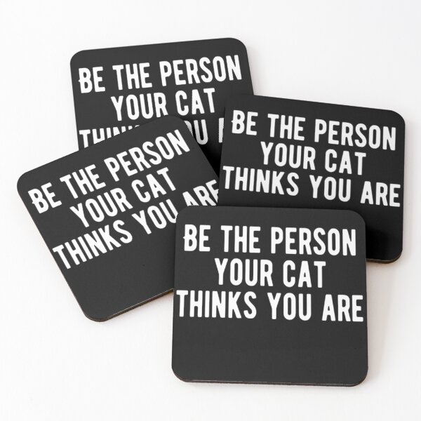 Item preview, Be The Person Your Cat Thinks You Are designed and sold by CatMonkStudios.