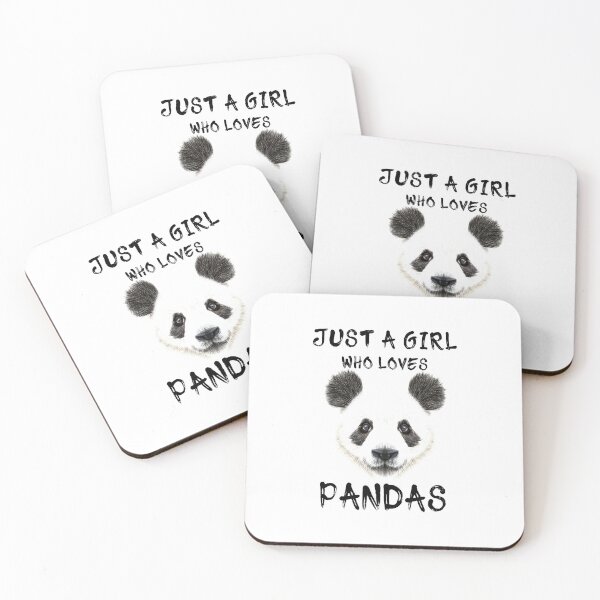 Item preview,  Just A Girl Who Loves Pandas Awesome Panda Bear Lovers Gift designed and sold by FunnySunny T-Shirts.