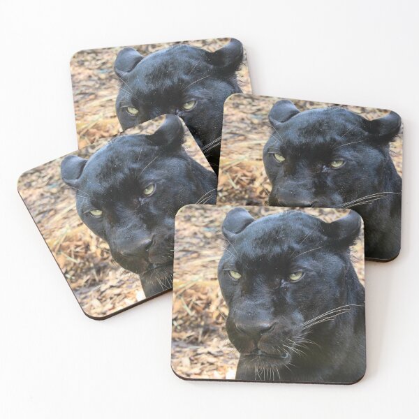 Item preview, Scowling Black Leopard designed and sold by WildandDivine.
