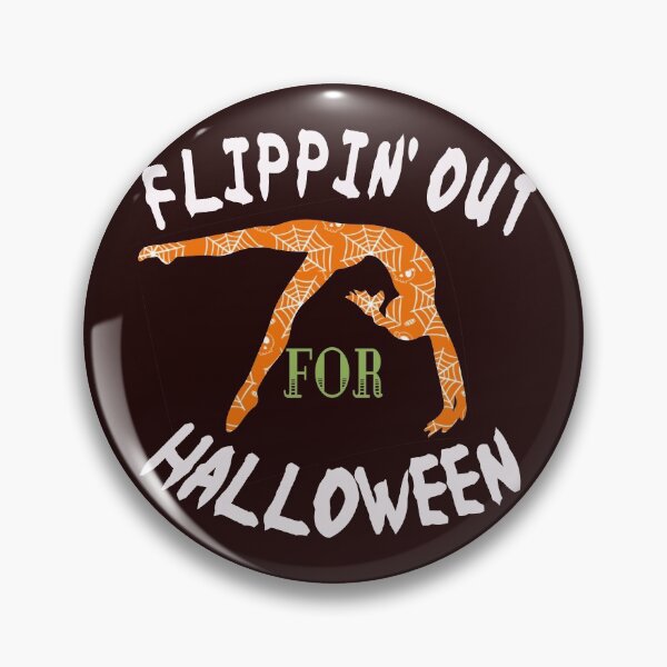 Item preview, I'm Flippin Out for Halloween Gymnastics gift design designed and sold by LGamble12345.