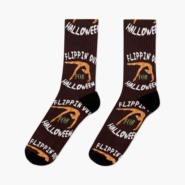 Item preview, I'm Flippin Out for Halloween Gymnastics gift design designed and sold by LGamble12345.