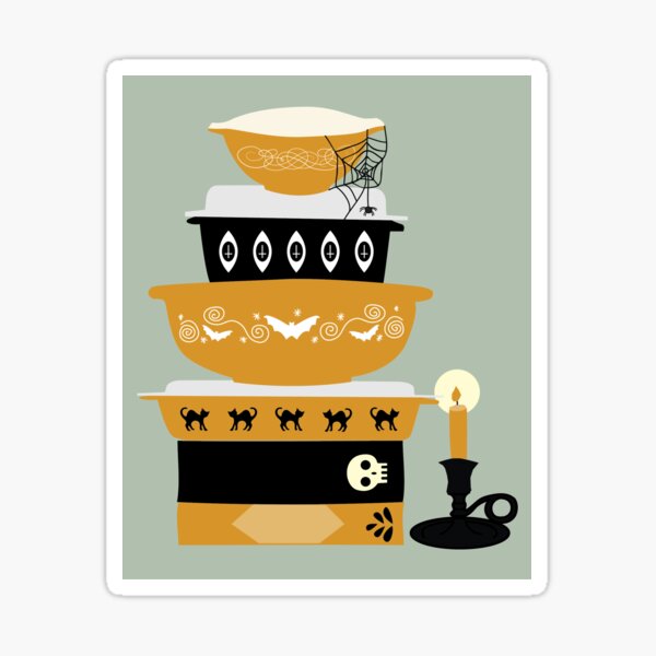 Item preview, Spooky Pyrex designed and sold by prouddaydreamer.