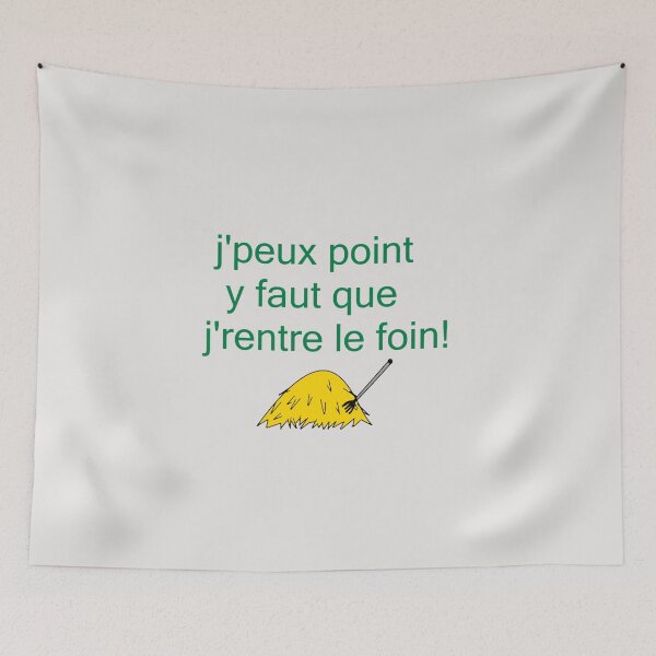 Item preview,  humor, funny, comical, I can't do it I have to take in the hay! designed and sold by loiret1958.