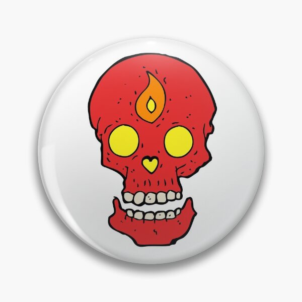 Item preview, Fire Pirate Skull designed and sold by Ivona21.