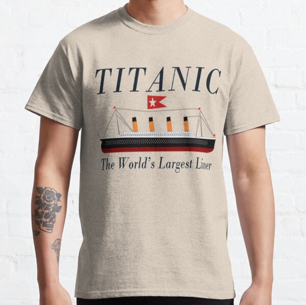 Titanic Sinking Boys T-Shirt Short Sleeve Classic Funny Tee 