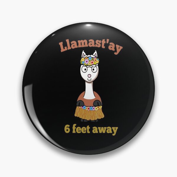 Item preview, Social Distancing 6 Feet Away Llamastay Yoga Tee Llama Social Distancing Gift Sarcastic Quarantine Humour Quote Apparel flowers llama idea design llamast'ay designed and sold by Chamssou.