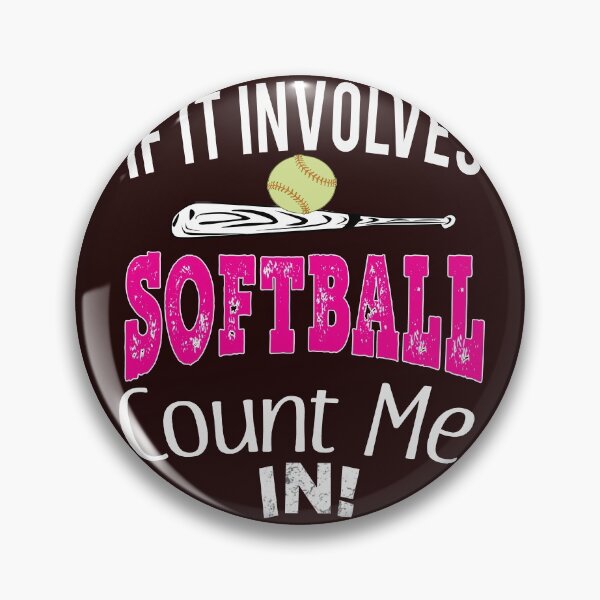 Item preview, Cute SOftball Gift for Girls & Women If  it Involves Softball I'm In designed and sold by LGamble12345.