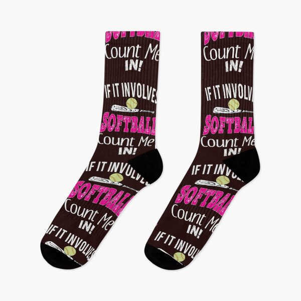 Item preview, Cute SOftball Gift for Girls & Women If  it Involves Softball I'm In designed and sold by LGamble12345.