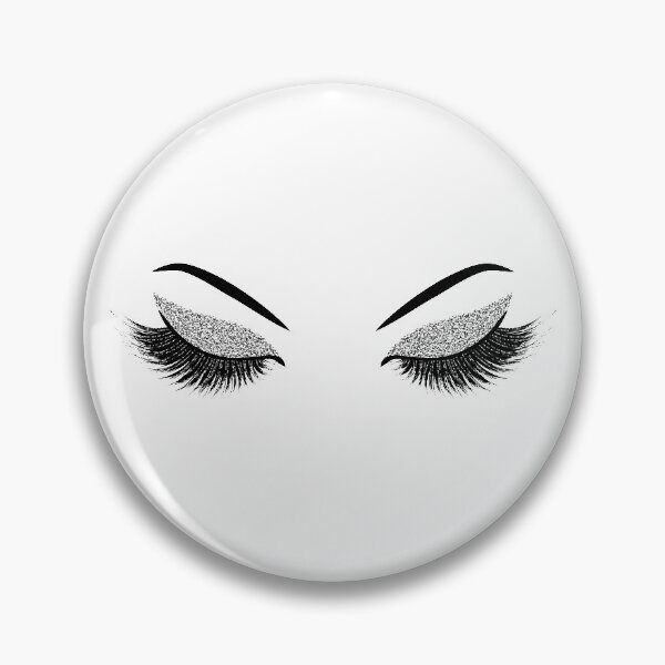 Item preview, Glittery silver lashes designed and sold by sashica.