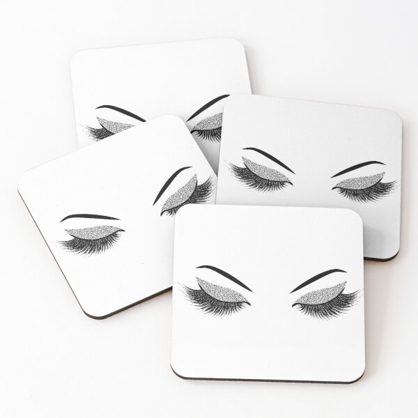 Item preview, Glittery silver lashes designed and sold by sashica.