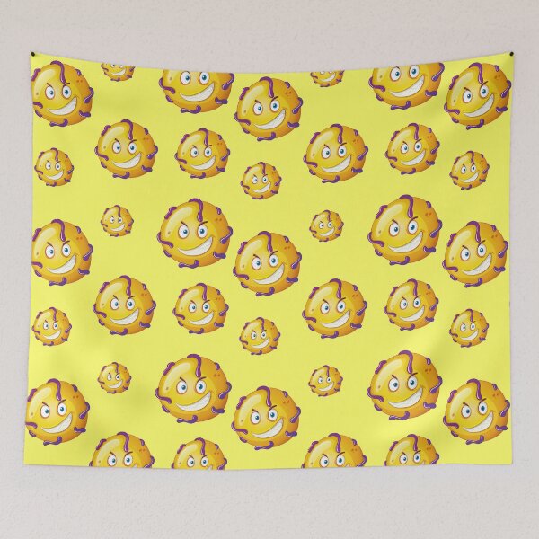 Item preview, Yellow Virus Icon  Pattern Design designed and sold by quarantineshop.