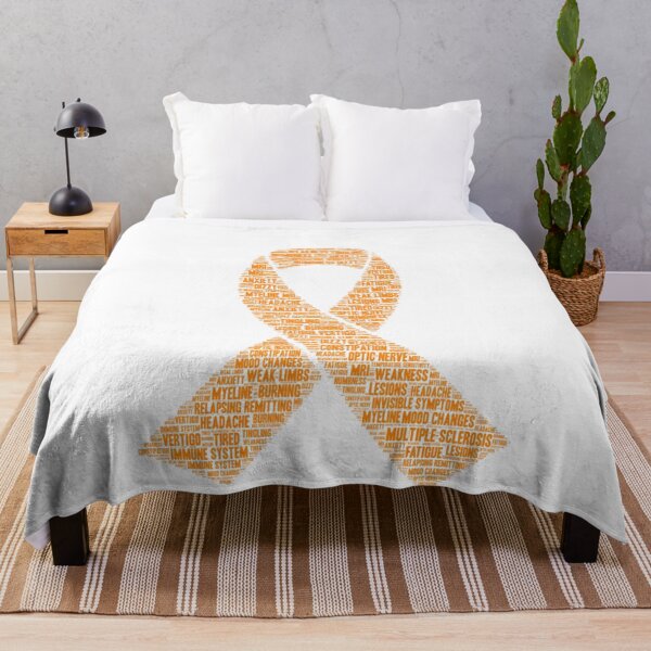Item preview, Multiple Sclerosis (MS) awareness ribbon - MS is more than a disease. It is a lifestyle designed and sold by MustaFighter.