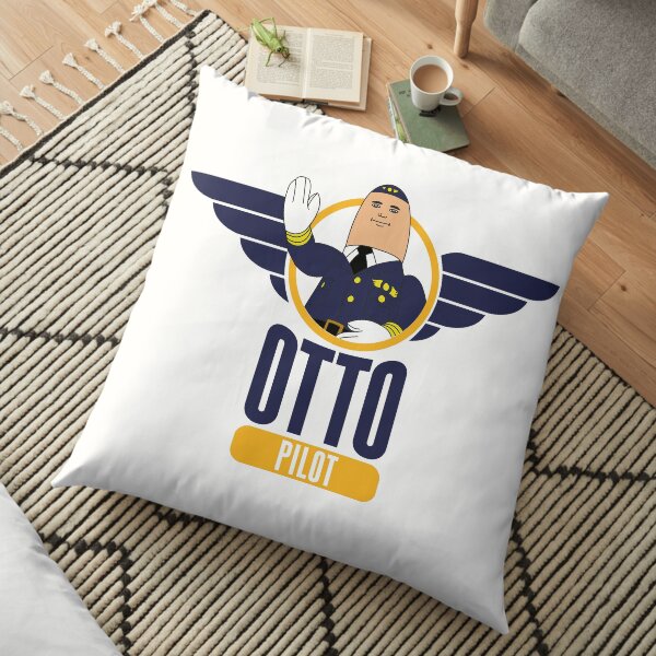 Otto the Inflatable Pilot Floor Pillow