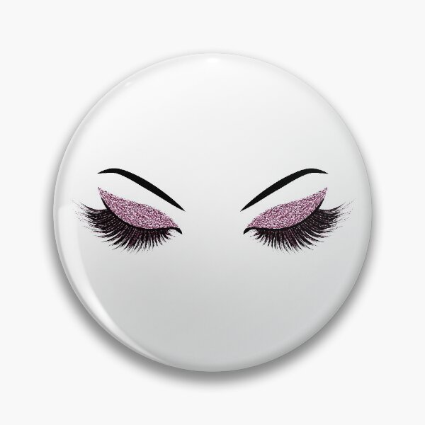 Item preview, Glittery burgundy lashes illustration designed and sold by sashica.