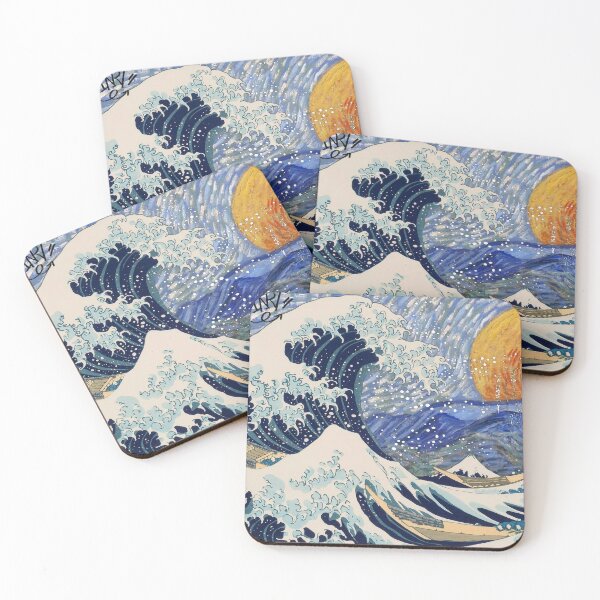 Item preview, The Great Wave Off Kanagawa Van Gogh Edition -HOKUSAI x IART- designed and sold by -IART-.