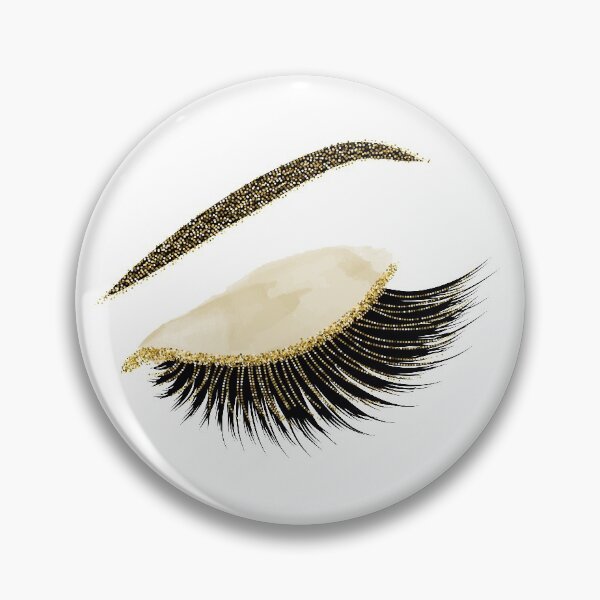 Item preview, Glittery gold lashes  designed and sold by sashica.