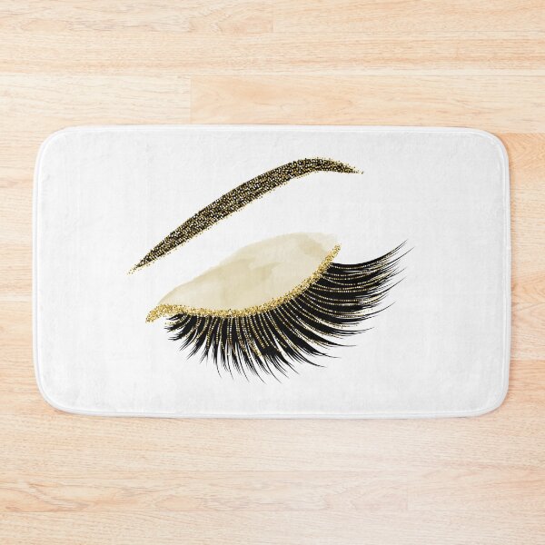 Item preview, Glittery gold lashes  designed and sold by sashica.