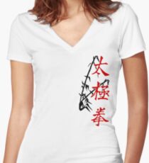 T'ai Chi Ch'uan T-Shirt Women's Fitted V-Neck T-Shirt