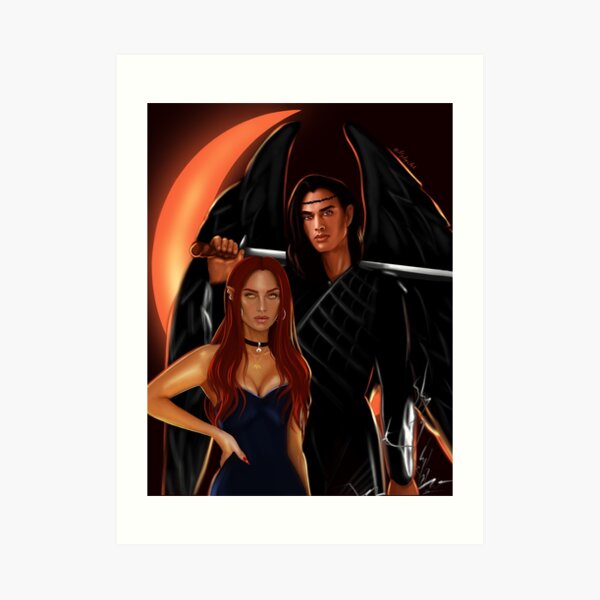 Bryce and Hunt from “Crescent city” Art Print