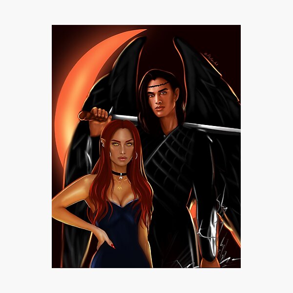 Bryce und Hunt aus "Crescent City" Fotodruck