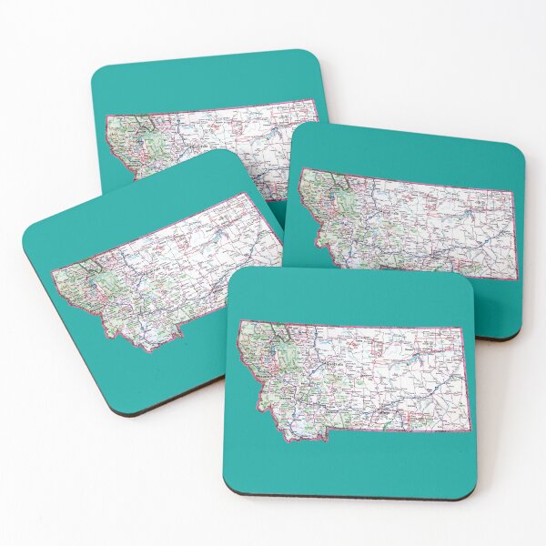 Item preview, Hoja de ruta de Montana designed and sold by Havocgirl.