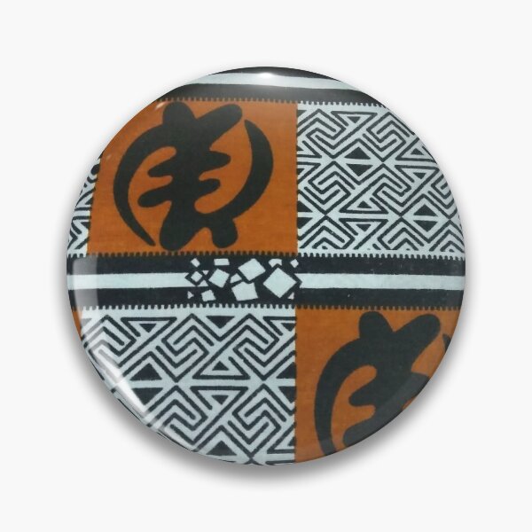 Item preview, Ghanaian Gye Nyame African Print designed and sold by CrazyCraftLady.