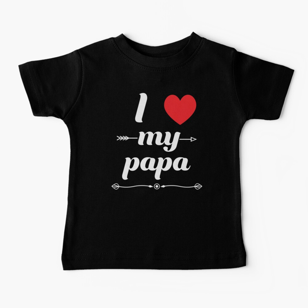 I love you Mama and Papa Baby One-Piece for Sale by freskalatte