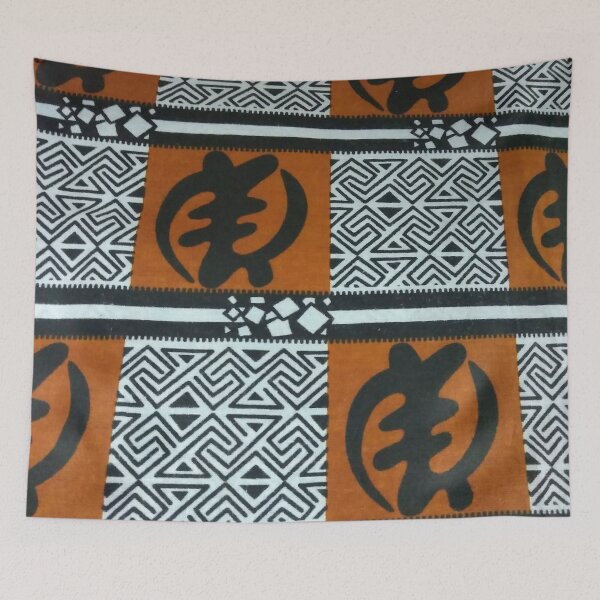 Item preview, Ghanaian Gye Nyame African Print designed and sold by CrazyCraftLady.