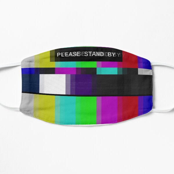 SMPTE Standard Definition Television Color Bars Slim Fit Mask