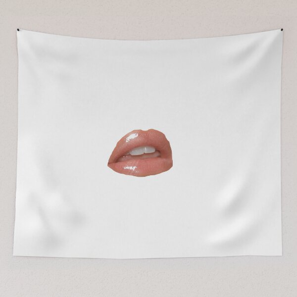 Item preview, sparkly lipgloss lips sticker - version 2 designed and sold by chachels.