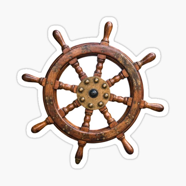 Item preview, Vintage Ships Wheel designed and sold by mrdoomits.
