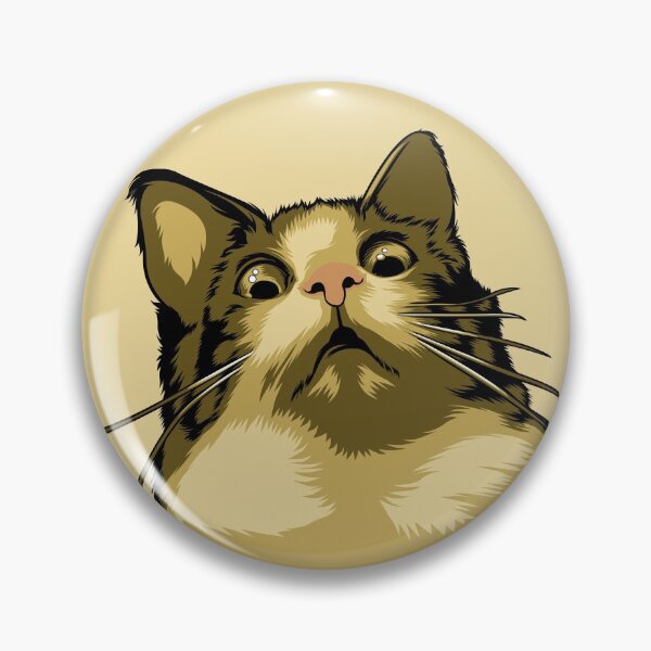Item preview, Shocked Cat Meme designed and sold by FinestMeme.