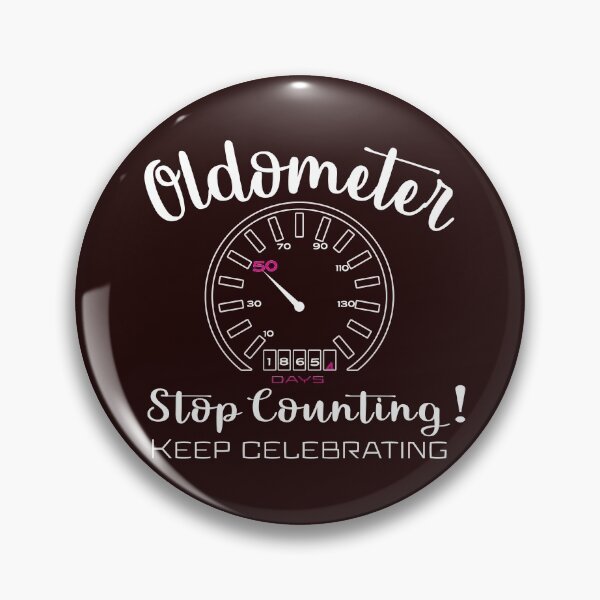 Item preview, Top Funny Oldometer 50th Birthday Gift Design White designed and sold by LGamble12345.