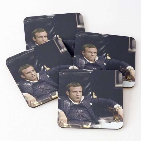 Item preview, Scarface - Emmanuel Macron designed and sold by Vincal.