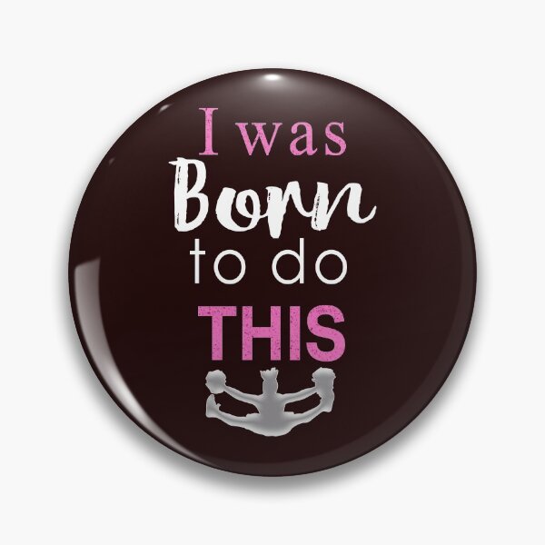 Item preview, Cute I was born to do this Cheer & Cheerleading gift designed and sold by LGamble12345.