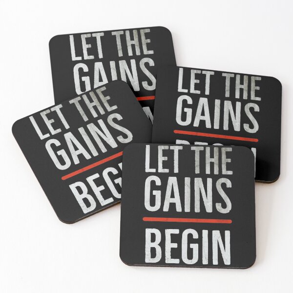 Item preview, Let the gains begin motivatio designed and sold by BucketheadMerch.