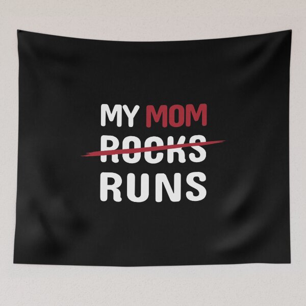 Item preview, My Mom Runs Funny Marathon Running Spectator product designed and sold by jakehughes2015.