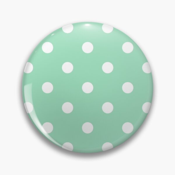 Item preview, Seafoam Green & White Polka Dot | Classic Pattern designed and sold by yoyomasks.