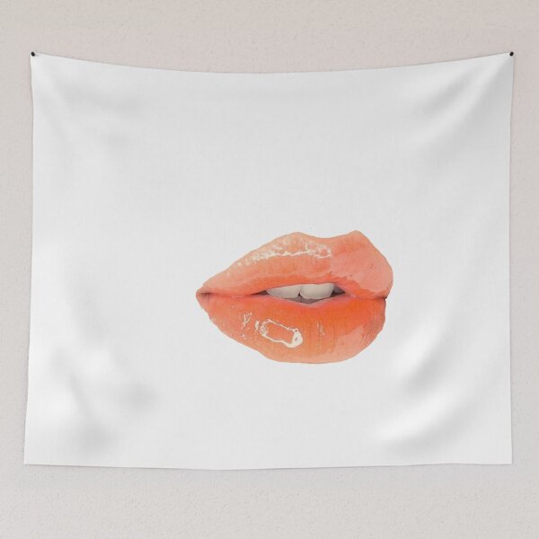 Item preview, lipgloss lips sticker - version 3 designed and sold by chachels.